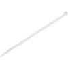 Startech.com fascette fermacavo riutilizzabili da 20 cm - 4 mm di larghezza, 55mm di diametro del fascio e resistenza alla trazione 22 kg, fascette in nylon autobloccanti, omologati 94v-2/ul, 1000 pezzi - bianco - CBMZT8NK
