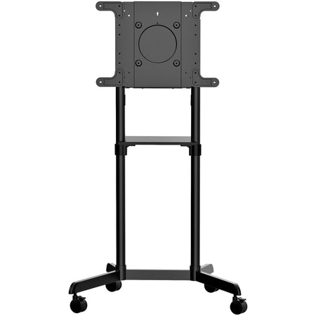 Startech.com carrello porta tv con ruote - supporto tv portatile per schermi vesa da 37-70\" (70 kg) - supporto tv con ripiano e scomparto di appoggio - schermo girevole/inclinabile - carrello tv universale su ruote - MBLTVSTNDEC