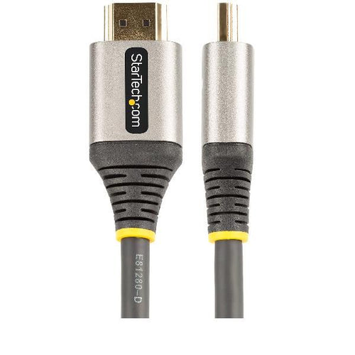 Startech.com cavo hdmi 2.1 8k da 5m - cavo hdmi certificato ad alta velocità 48gbps - cavo video hdmi ultra hd per monitor pc/tv/display 8k 60hz/4k 120hz hdr10+ earc - rivestimento in tpe flessibile e resistente - HDMM21V5M