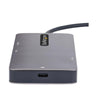 Startech.com adattatore usb c multiporta, doppio hdmi 4k 60hz, hub usb a 5gbps a 2 porte, 100w power delivery pass-through, gbe, sd/microsd, cavo da 30cm, dock da viaggio, docking station usb-c per laptop - 120B-USBC-MULTIPORT