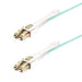 Startech.com cavo in fibra ottica multimodale om4 lc a lc (upc) con linguette push-pull, 3m, 50/125µm, reti 100g, insensibile alla piegatura, bassa perdita di inserzione, cavo patch/bretella in fibra ottica lszh - 450FBLCLC3PP