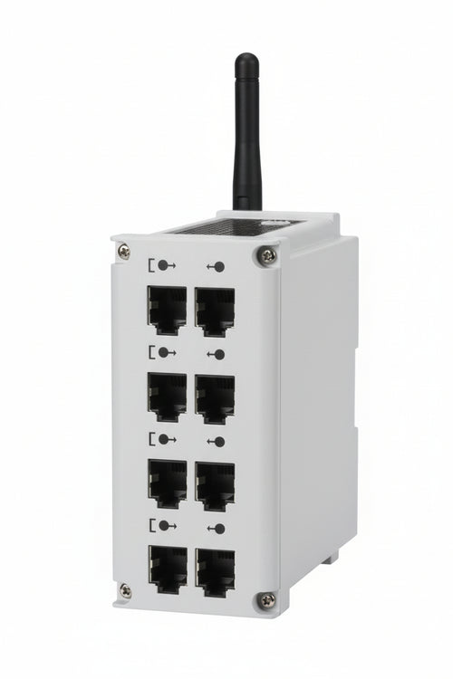 Box fo din per 8 minicom grigio - FDME8RG