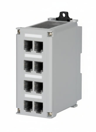 Pann.din per 8 minicom grigio - CDPP8RG