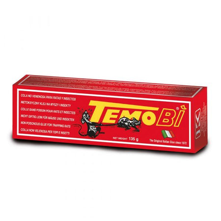 Tubetto Super colla topicida per topi, ratti e rettili "Temobi" 80 gr