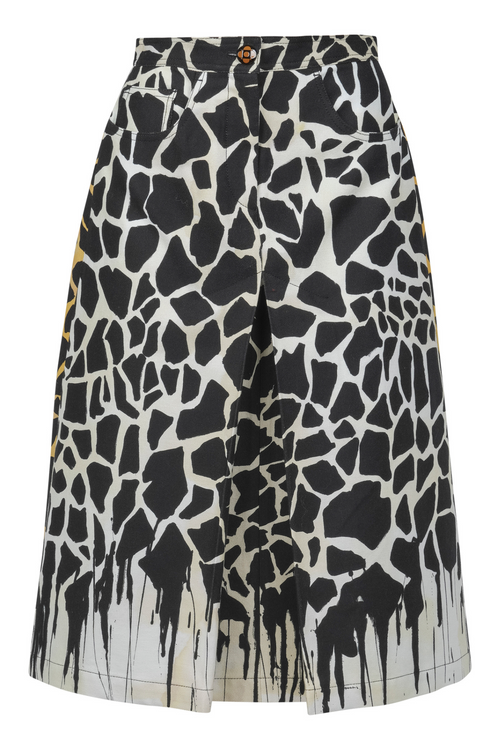 MALIPARMI Maliparmi - Gonna - 460725 - Nero/Giallo da donna
