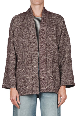 LA FEMME BLANCHE La Femme Blanche - Giacca - 461372 - Fantasia Prugna da donna