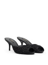 Dolce & Gabbana Ciabatta Tacco Ricamo Cordonet da donna