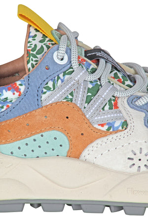 FLOWER MOUNTAIN Flower Mountain - Sneakers - 451027 - Fantasia Azzurro da donna