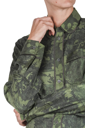 PIERRE-LOUIS MASCIA Pierre-Louis Mascia - Camicia - 460165 - Fantasia Verde da donna