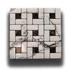 Piastrelle 3D Autoadesive in PET acustiche e isolanti 30x30cm (4mm spessore) MOSAICO MARMO B&W