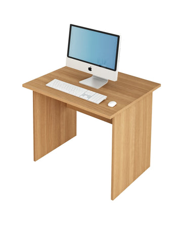 Scrivania ufficio con fianchi pannellati in melaminico cm. 80/140/160X80X72H