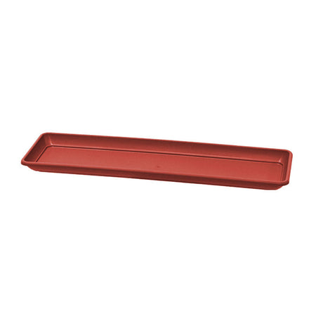Sottovaso rettangolare "Sottocassetta Basic" per fiori e piante da esterno.