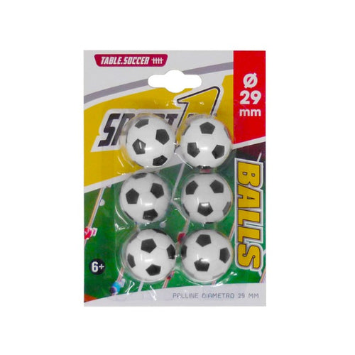 Blister 6 Palline Calcetto (29mm)