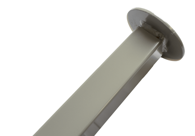 Servotimone con manovella superiore 40x532mm portata 200kg