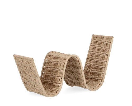 Porta rivista Niger in carta metallo h 26 cm