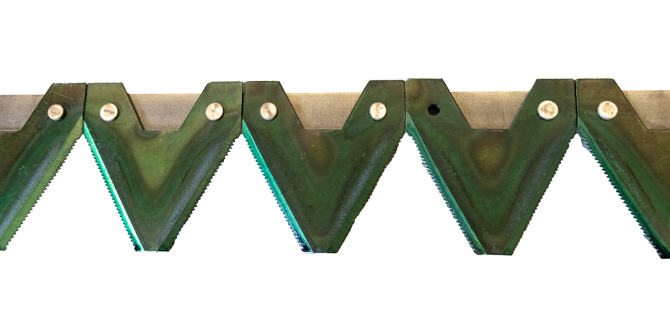 Lama 19 sezioni rigate per motofalciatrice adattabile BCS 1,4m