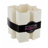 Portapenne Puzzle in resina per scrivania ed ufficio h 10 cm