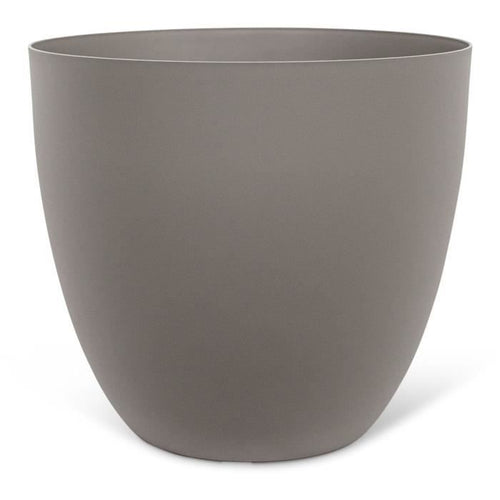 Vaso da fiori - GARDEN ID - Phoenix Taupe - 38 x 34 cm - 100% Riciclato e Riciclabile - Resistente al gelo e ai raggi UV - Per esterni