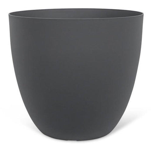 Vaso da fiori - GARDEN ID - Phoenix Antracite - 38 x 34 cm - 100% Riciclato e Riciclabile - Resistente al gelo e ai raggi UV - Per esterni