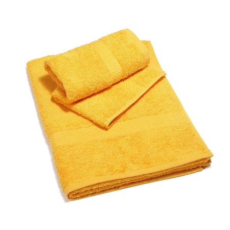Asciugamano colorato da bagno con ospite "Minorca" 100 % in cotone Caleffi