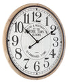 Orologio da parete Ticking in acciaio a batteria Ø 60x4.5 h cm