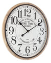 Orologio da parete Ticking in acciaio a batteria Ø 60x4.5 h cm
