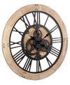 Orologio da parete in acciaio a batteria Ticking Ø 80x5 h cm