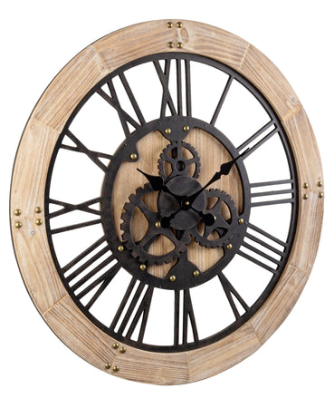 Orologio da parete in acciaio a batteria "Ticking" Ø 80x5 h cm