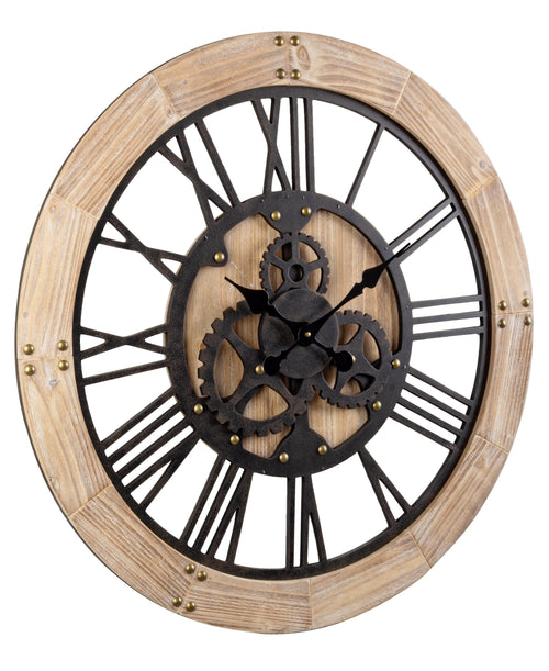 Orologio da parete in acciaio a batteria Ticking Ø 80x5 h cm