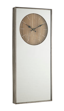 Orologio da parete "Ticking" in acciaio a batteria h 35x6x80 cm