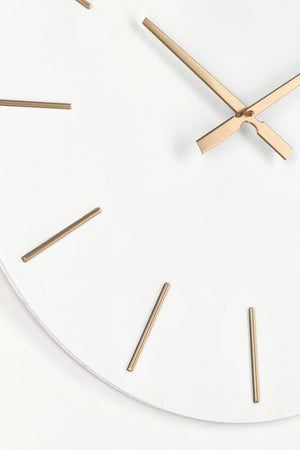 Orologio da parete in acciaio "Timeline" a batteria Ø 60x5 h cm