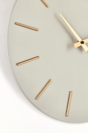 Orologio da parete in acciaio "Timeline" a batteria Ø 40x5 h cm