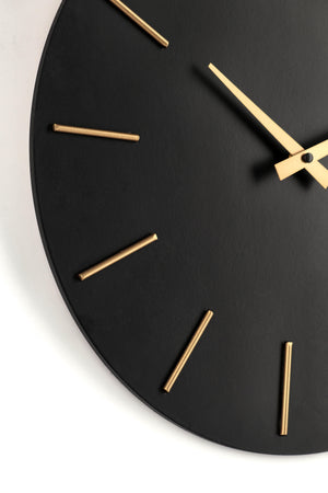 Orologio da parete in acciaio "Timeline" a batteria Ø 40x5 h cm