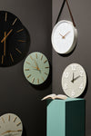 Orologio da parete in acciaio Timeline a batteria Ø 40x5 h cm