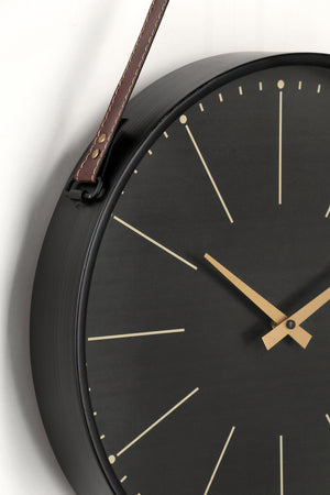 Orologio da parete "Timely" in acciaio a batteria 40x6x66 h cm