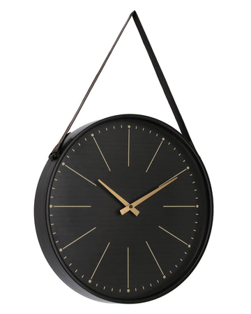 Orologio da parete "Timely" in acciaio a batteria 40x6x66 h cm
