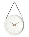 Orologio da parete Timely in acciaio a batteria 40x6x66 h cm