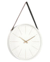 Orologio da parete Timely in acciaio a batteria 40x6x66 h cm
