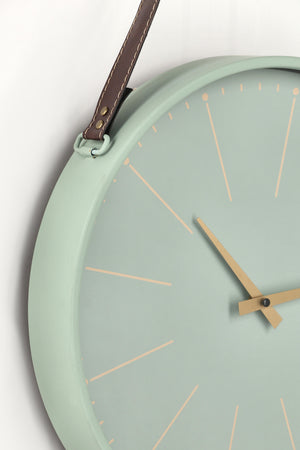 Orologio da parete "Timely" in acciaio a batteria 40x6x66 h cm
