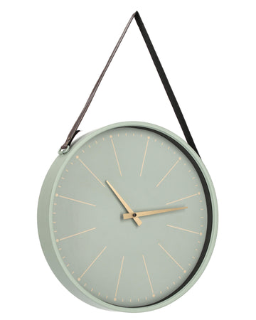 Orologio da parete "Timely" in acciaio a batteria 40x6x66 h cm