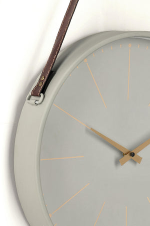 Orologio da parete "Timely" in acciaio a batteria 40x6x66 h cm