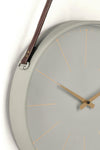 Orologio da parete Timely in acciaio a batteria 40x6x66 h cm