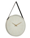 Orologio da parete Timely in acciaio a batteria 40x6x66 h cm