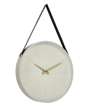 Orologio da parete "Timely" in acciaio a batteria 40x6x66 h cm