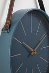 Orologio da parete Timely  in acciaio a batteria h 40x6x66 cm