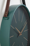 Orologio da parete Timely  in acciaio a batteria h 40x6x66 cm