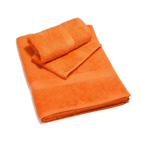 Asciugamano colorato da bagno con ospite "Minorca" 100 % in cotone Caleffi