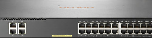 Aruba, a hewlett packard enterprise company aruba 2930f 24g poe+ 4sfp gestito l3 gigabit ethernet (10/100/1000) grigio 1u supporto power over ethernet (poe) - JL261A#ABB