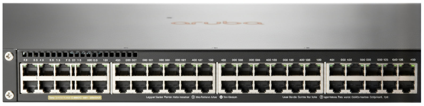 Aruba, a hewlett packard enterprise company aruba 2930f 48g poe+ 4sfp+ gestito l3 gigabit ethernet (10/100/1000) grigio 1u supporto power over ethernet (poe) - JL256A#ABB