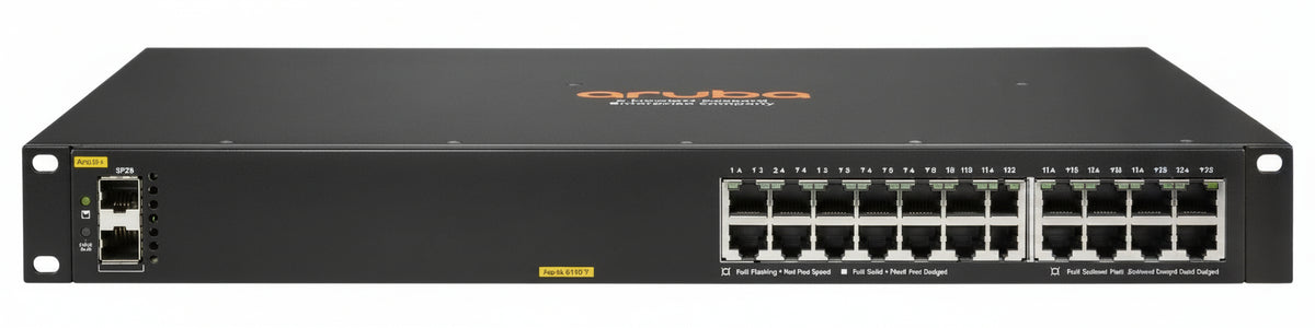 Switch aruba 6100 24g poe classe 4 4sfp+ 370 w - JL677A